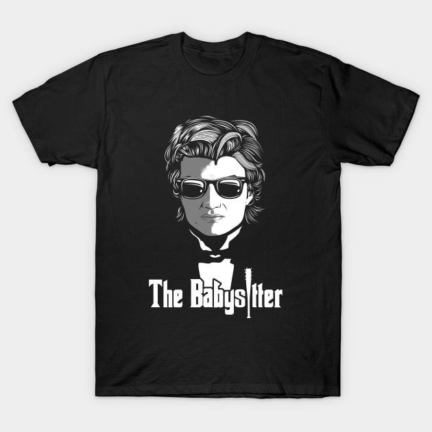 The Babysitter Funny Movie Tv Series Parody Retro Vintage Mashup T-Shirt by BoggsNicolas